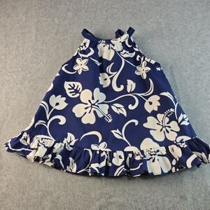 Hawaiian Floral Toddler Dress By RJC Sportwear 24M Made In Hawaii